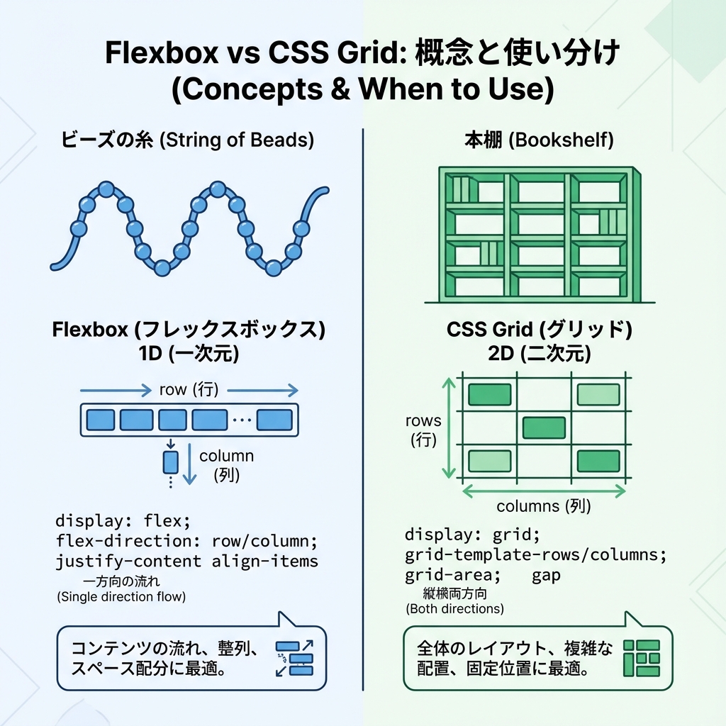 Flexbox vs CSS Grid