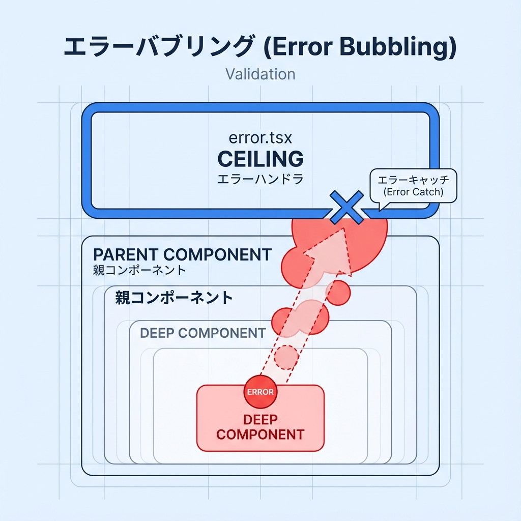 Error Boundary Bubbling