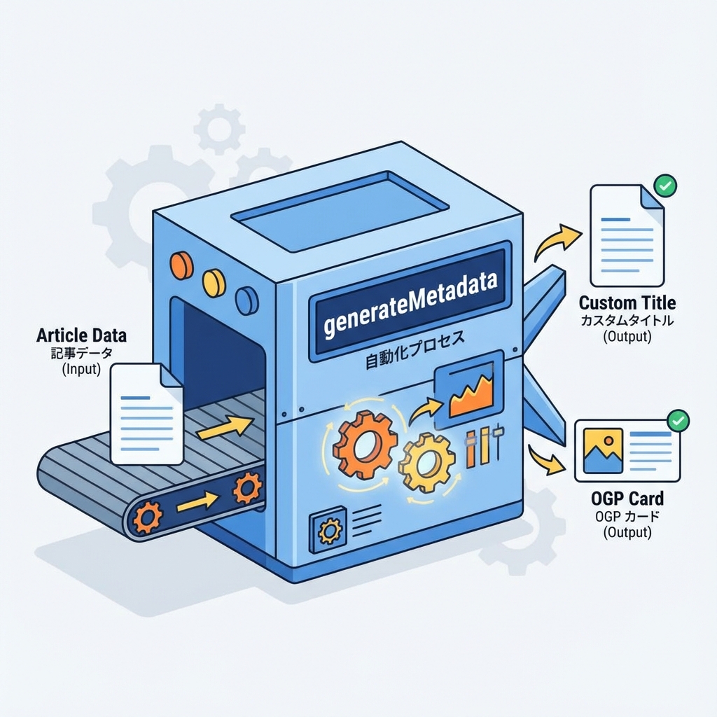 動的メタデータの生成イメージ