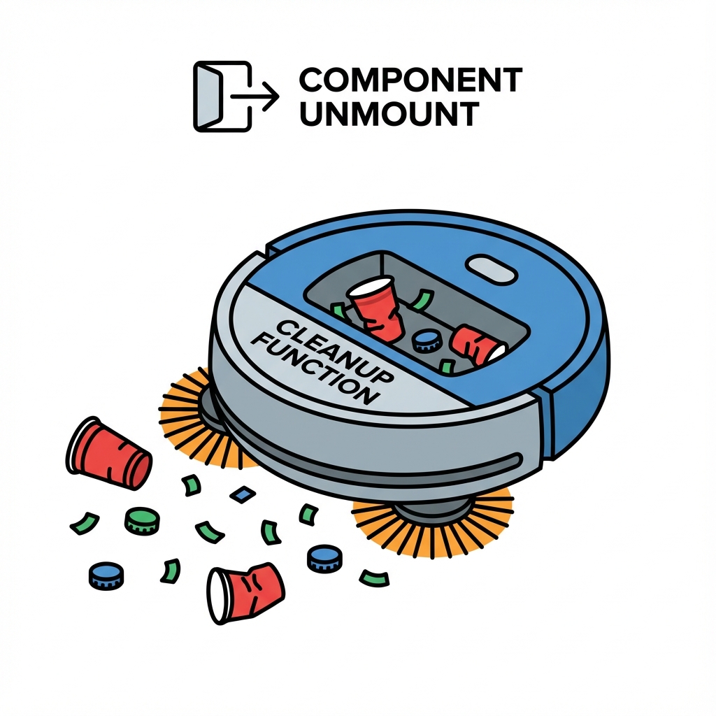 クリーンアップ関数のイメージ