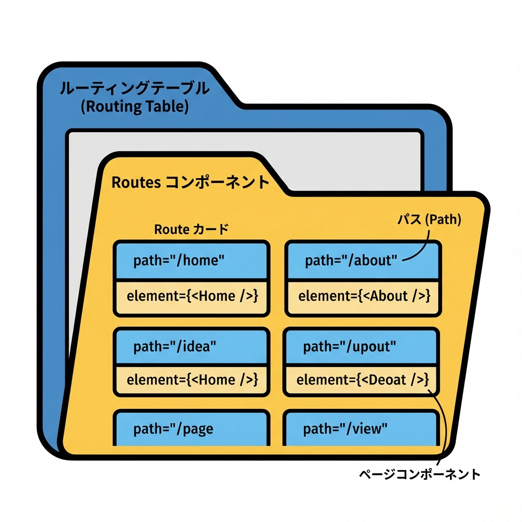 RoutesとRouteのイメージ