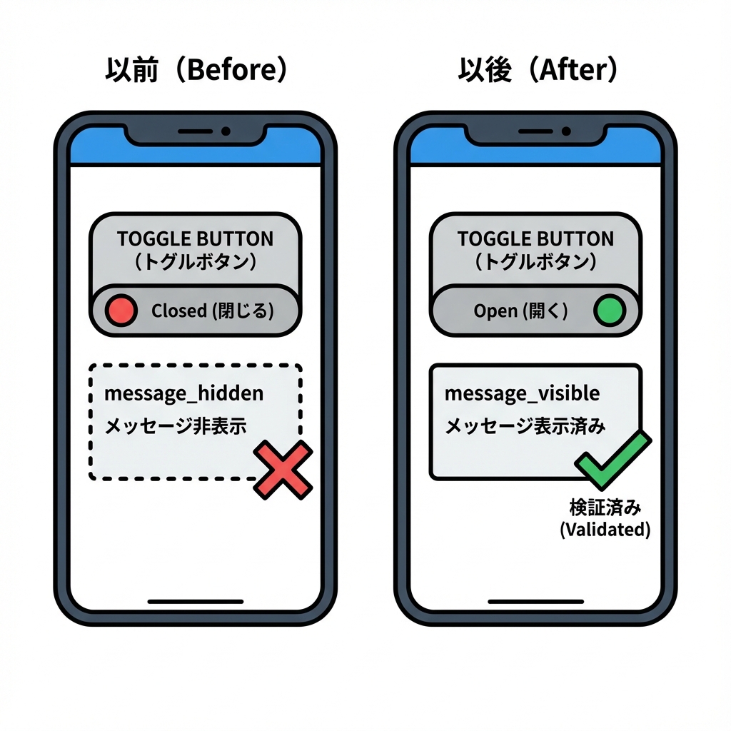 クリックテストのイメージ