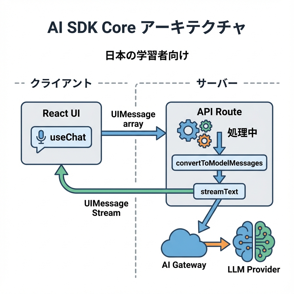 AI SDK Core アーキテクチャ