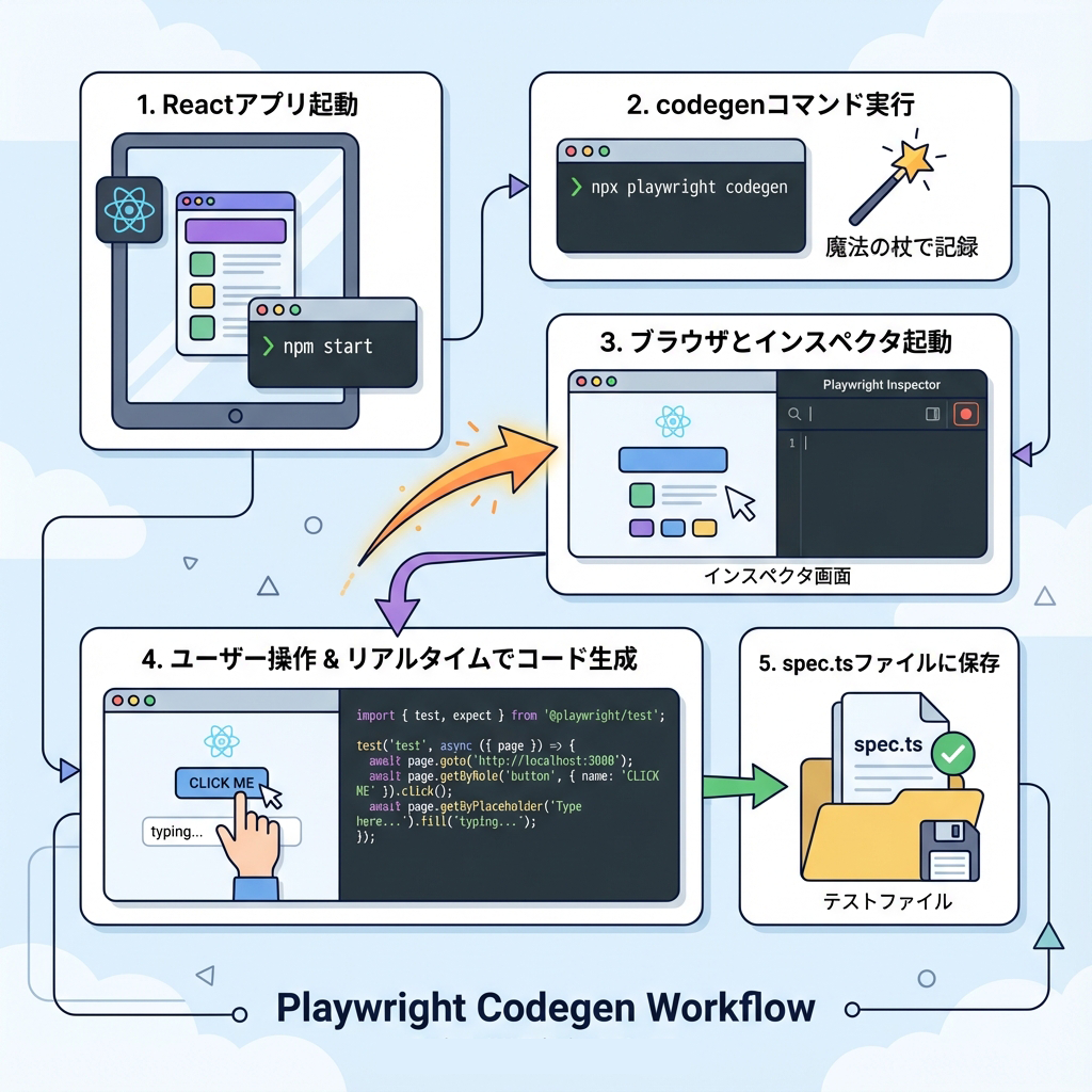 Playwright Codegen Workflow