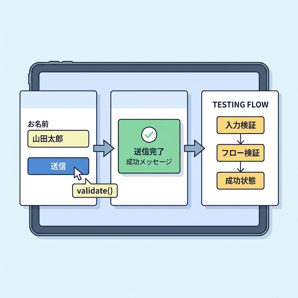 Form Test Process