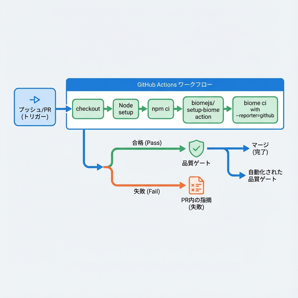 Biome CI/CD Pipeline Flow