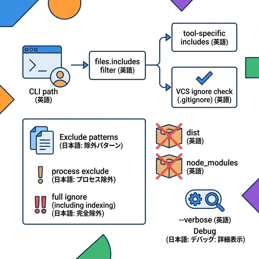 ファイル除外設定