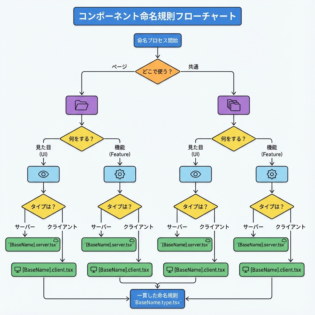 命名ルールフロー