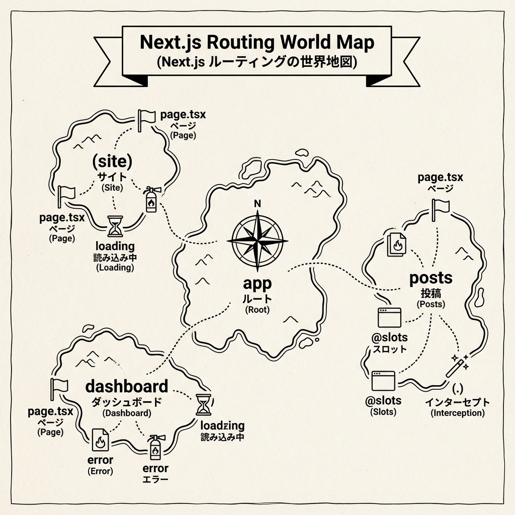 Routing World Map