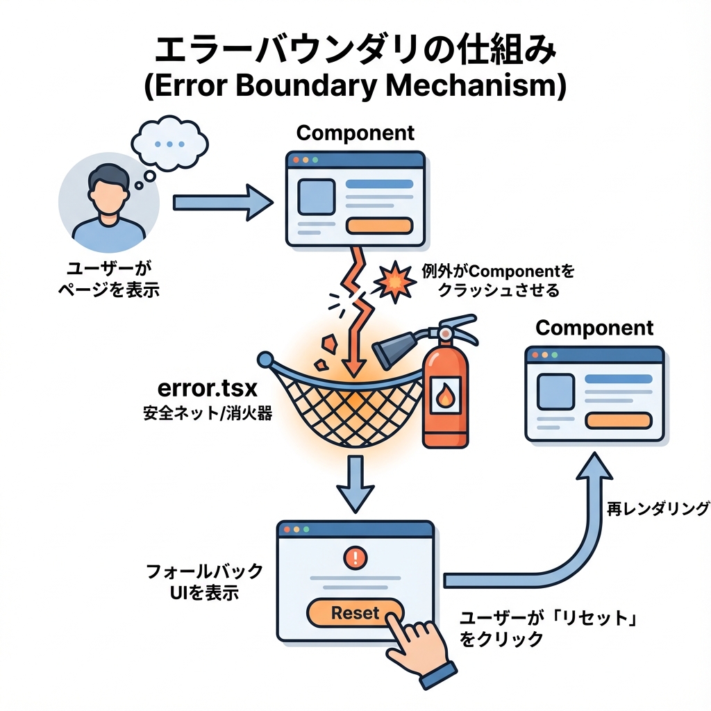 エラーバウンダリーの仕組み