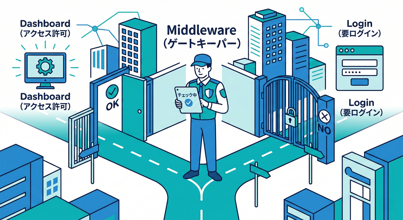 Middleware acting as a bouncer
