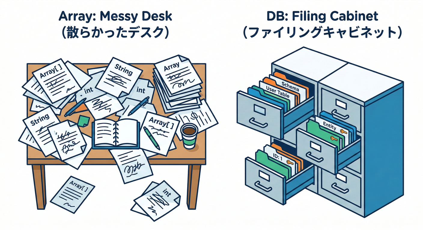 next study 161 array vs db