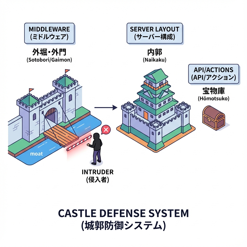 ガードの3段構え