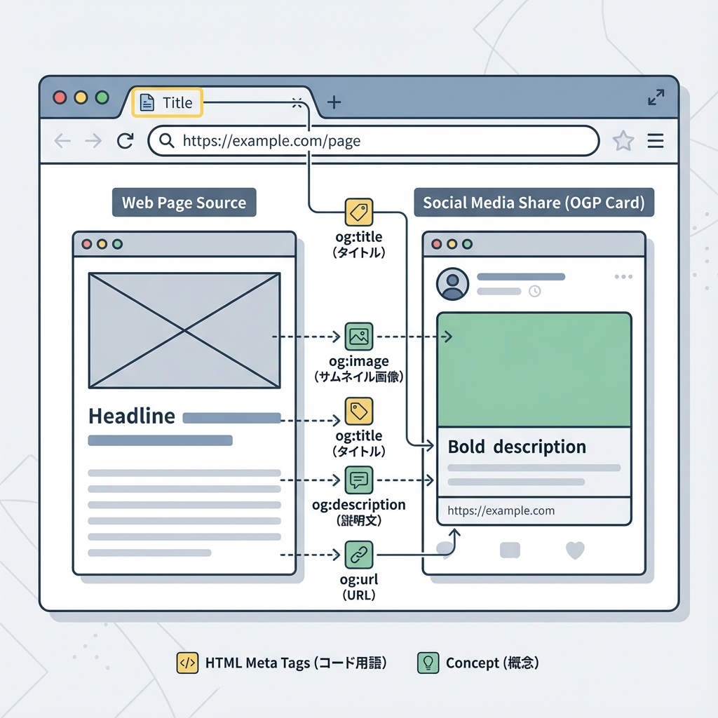 Metadataの表示場所
