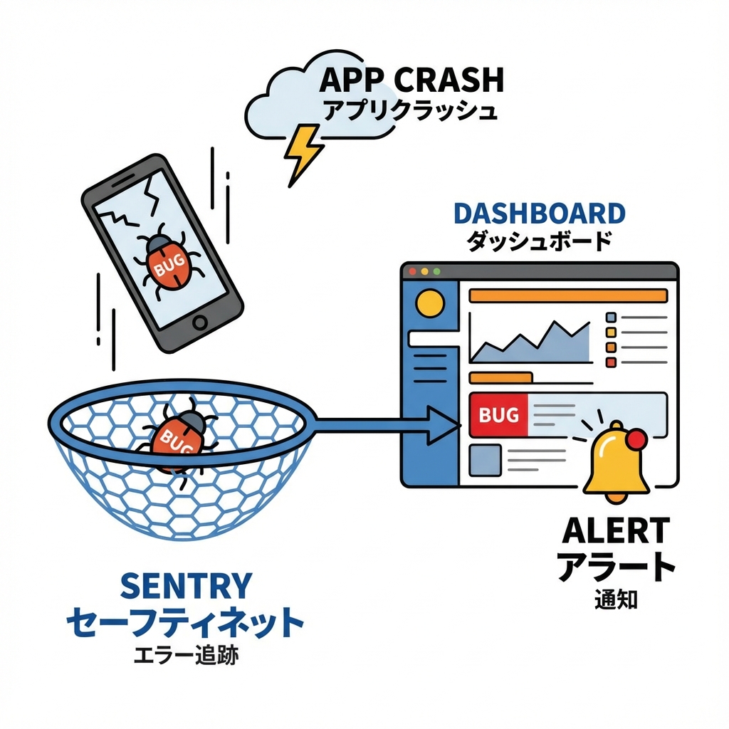 Sentryエラー追跡の仕組み