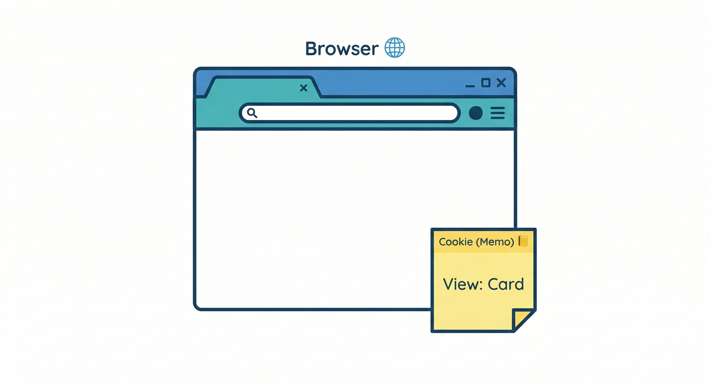 Cookie Concept as Sticky Note