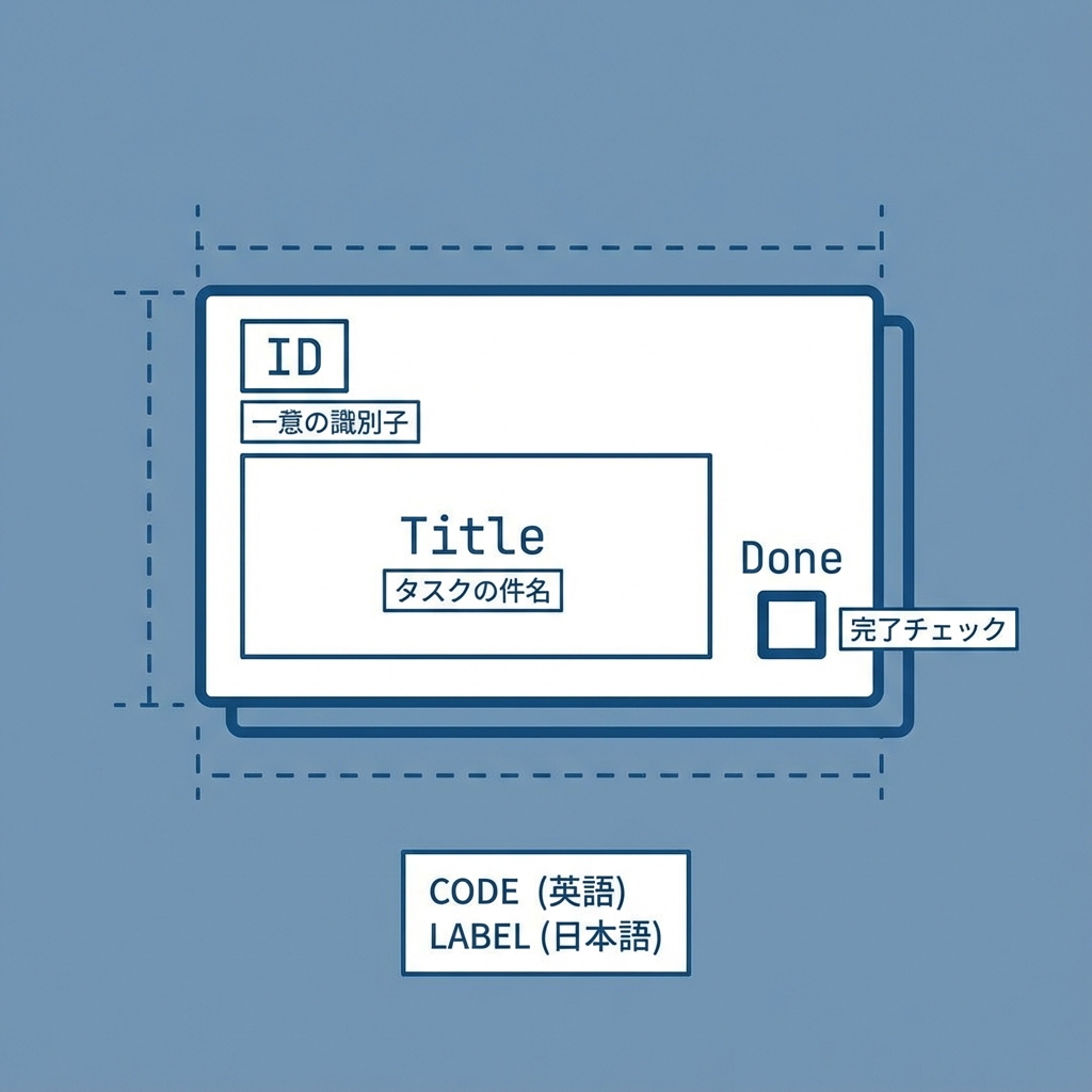 TODOリストの構造図