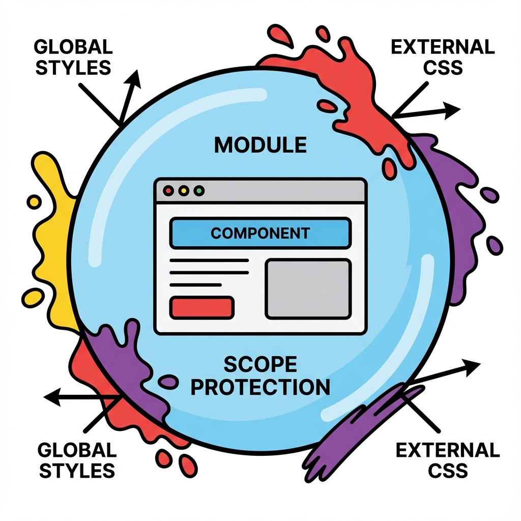 CSS Modulesのスコープ保護