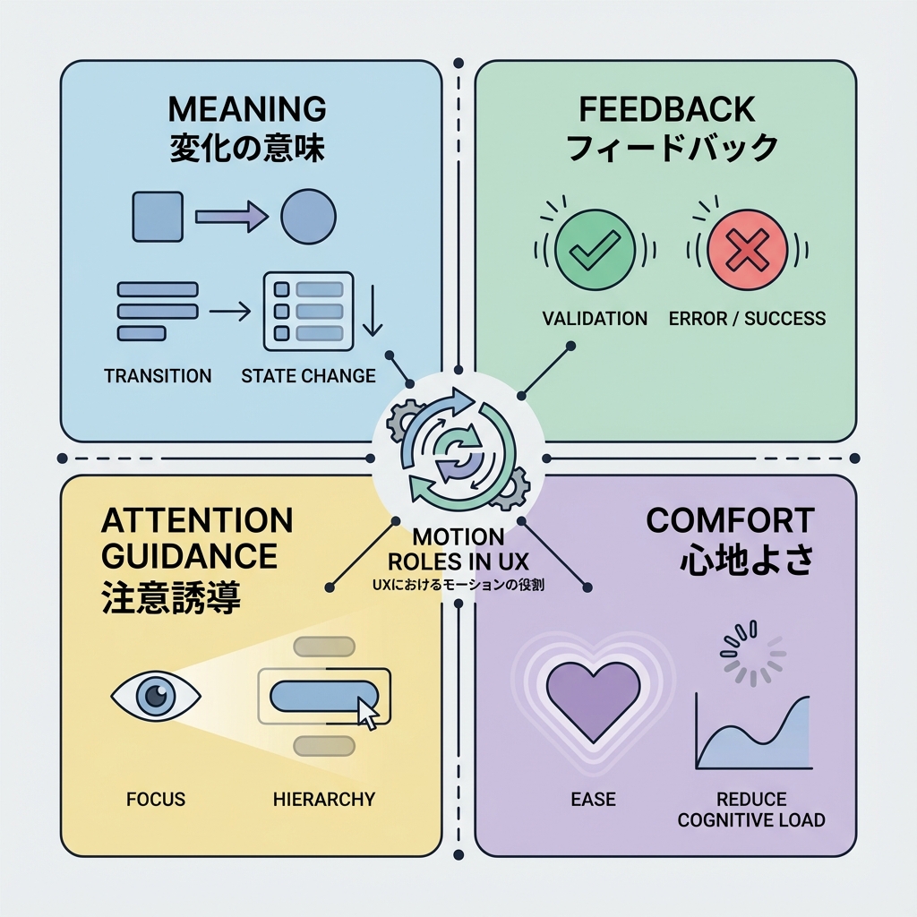 Motionの4つの役割