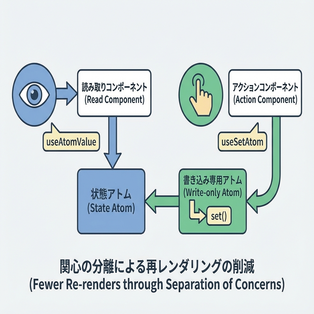 Jotai Write-only Atoms Flow