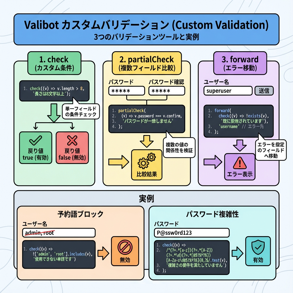 Valibot Custom Validation Tools
