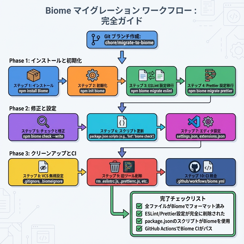 Biome移行フロー